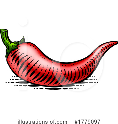 Chile Pepper Clipart #1779097 by AtStockIllustration