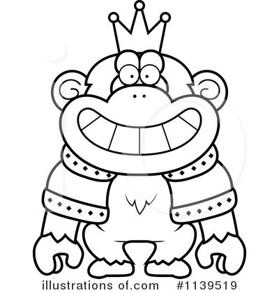 Royalty-Free (RF) Chimp Clipart Illustration by Cory Thoman - Stock Sample #1139519