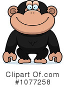 Chimpanzee Clipart #1077258 by Cory Thoman