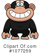 Chimpanzee Clipart #1077259 by Cory Thoman