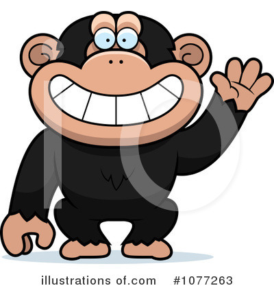 Monkey Clipart #1077263 by Cory Thoman