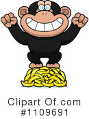 Chimpanzee Clipart #1109691 by Cory Thoman