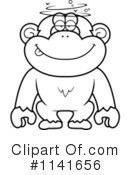 Chimpanzee Clipart #1141656 by Cory Thoman