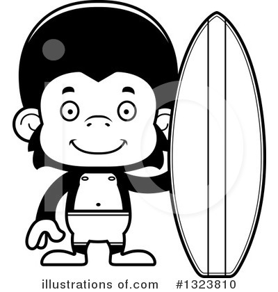 Royalty-Free (RF) Chimpanzee Clipart Illustration by Cory Thoman - Stock Sample #1323810