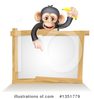 Monkey Clipart #1351779 by AtStockIllustration