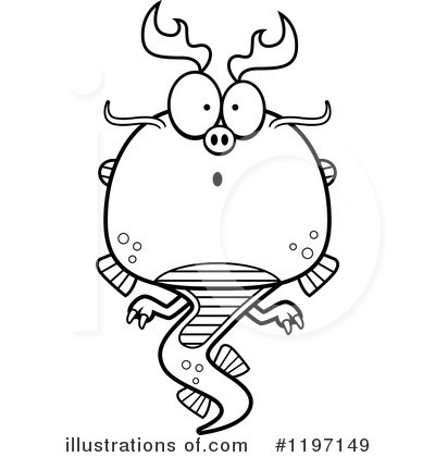 Royalty-Free (RF) Chinese Dragon Clipart Illustration by Cory Thoman - Stock Sample #1197149