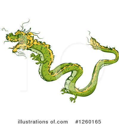Royalty-Free (RF) Chinese Dragon Clipart Illustration by BNP Design Studio - Stock Sample #1260165