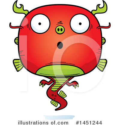Royalty-Free (RF) Chinese Dragon Clipart Illustration by Cory Thoman - Stock Sample #1451244