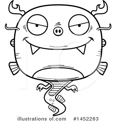Royalty-Free (RF) Chinese Dragon Clipart Illustration by Cory Thoman - Stock Sample #1452263