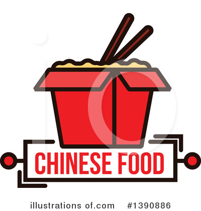Royalty-Free (RF) Chinese Food Clipart Illustration by Vector Tradition SM - Stock Sample #1390886
