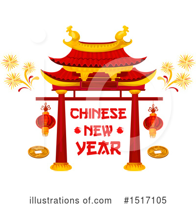 Royalty-Free (RF) Chinese New Year Clipart Illustration by Vector Tradition SM - Stock Sample #1517105