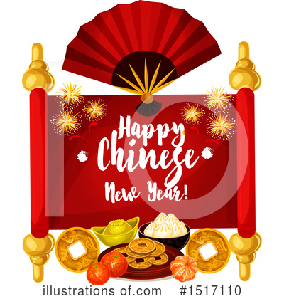 Royalty-Free (RF) Chinese New Year Clipart Illustration by Vector Tradition SM - Stock Sample #1517110