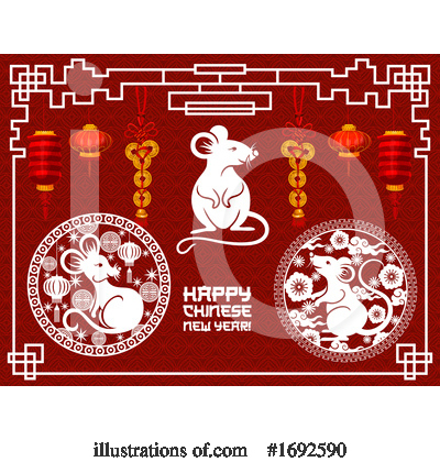 Royalty-Free (RF) Chinese New Year Clipart Illustration by Vector Tradition SM - Stock Sample #1692590