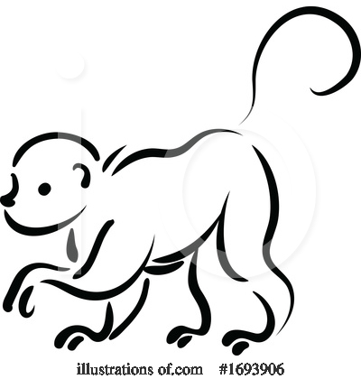 Monkey Clipart #1693906 by Vector Tradition SM
