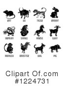 Chinese Zodiac Clipart #1224731 by AtStockIllustration