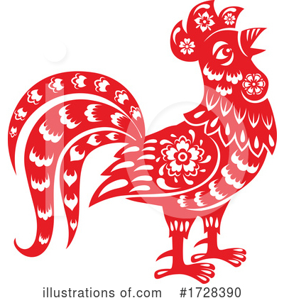 Rooster Clipart #1728390 by Vector Tradition SM