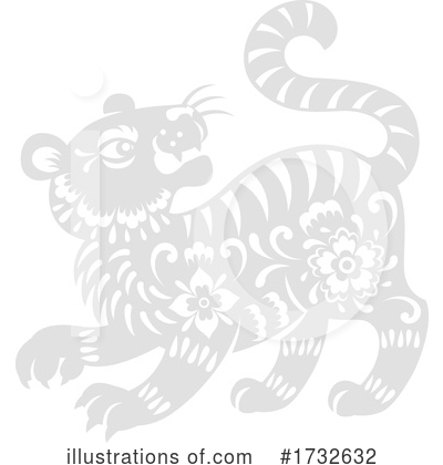 Tiger Clipart #1732632 by Vector Tradition SM