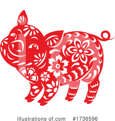 Royalty-Free (RF) Chinese Zodiac Clipart Illustration by Vector Tradition SM - Stock Sample #1736596