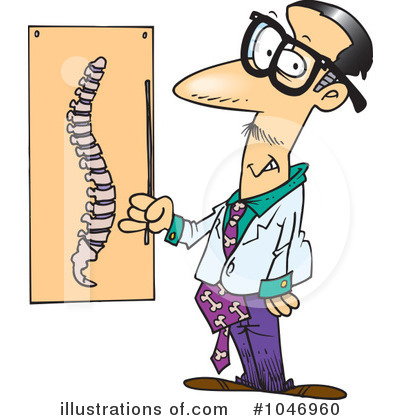 Royalty-Free (RF) Chiropractor Clipart Illustration by toonaday - Stock Sample #1046960