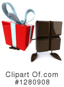 Chocolate Bar Character Clipart #1280908 by Julos