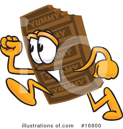 Royalty-Free (RF) Chocolate Character Clipart Illustration by Mascot Junction - Stock Sample #16800
