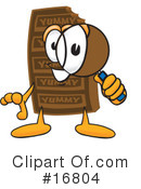 Chocolate Character Clipart #16804 by Mascot Junction