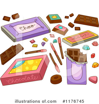 Royalty-Free (RF) Chocolate Clipart Illustration by BNP Design Studio - Stock Sample #1176745