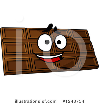 Royalty-Free (RF) Chocolate Clipart Illustration by Vector Tradition SM - Stock Sample #1243754