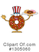 Chocolate Sprinkle Donut Clipart #1305060 by Hit Toon