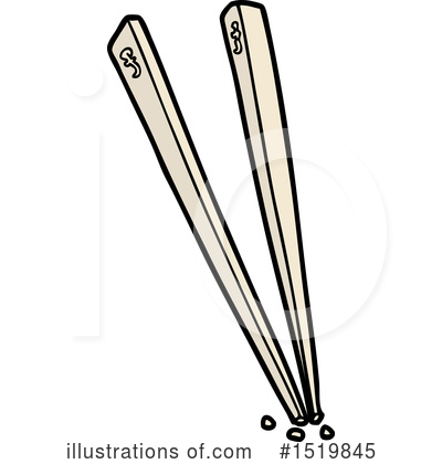 Royalty-Free (RF) Chopsticks Clipart Illustration by lineartestpilot - Stock Sample #1519845