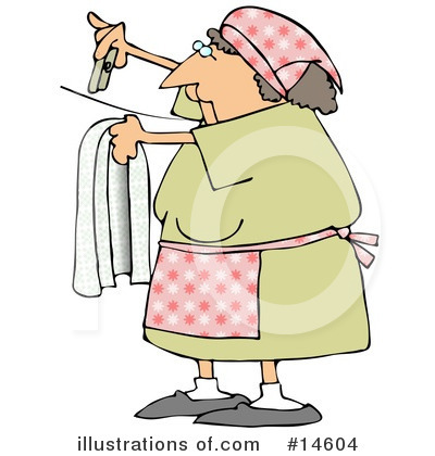Housewife Clipart #14604 by djart