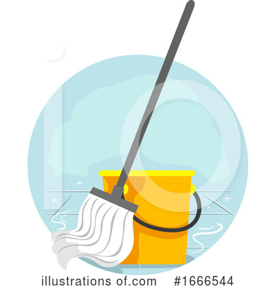 Mopping Clipart #1666544 by BNP Design Studio