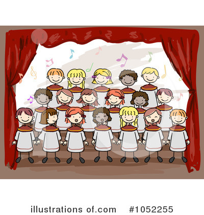 Royalty-Free (RF) Chorus Clipart Illustration by BNP Design Studio - Stock Sample #1052255