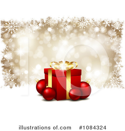 Royalty-Free (RF) Christmas Background Clipart Illustration by KJ Pargeter - Stock Sample #1084324