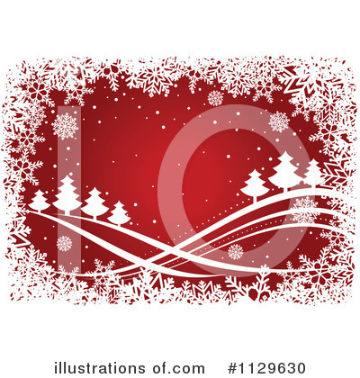 Royalty-Free (RF) Christmas Background Clipart Illustration by Vector Tradition SM - Stock Sample #1129630