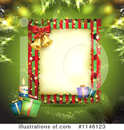 Royalty-Free (RF) Christmas Background Clipart Illustration by merlinul - Stock Sample #1146123