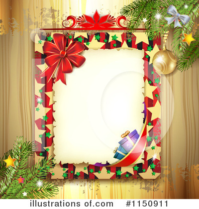 Royalty-Free (RF) Christmas Background Clipart Illustration by merlinul - Stock Sample #1150911