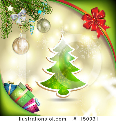 Royalty-Free (RF) Christmas Background Clipart Illustration by merlinul - Stock Sample #1150931