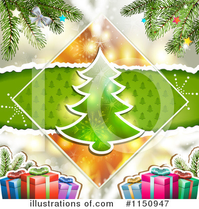 Royalty-Free (RF) Christmas Background Clipart Illustration by merlinul - Stock Sample #1150947