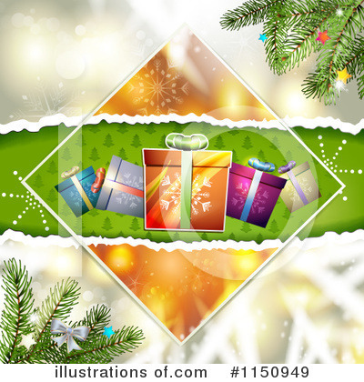Royalty-Free (RF) Christmas Background Clipart Illustration by merlinul - Stock Sample #1150949