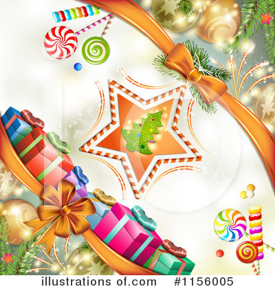 Royalty-Free (RF) Christmas Background Clipart Illustration by merlinul - Stock Sample #1156005