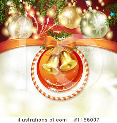 Royalty-Free (RF) Christmas Background Clipart Illustration by merlinul - Stock Sample #1156007