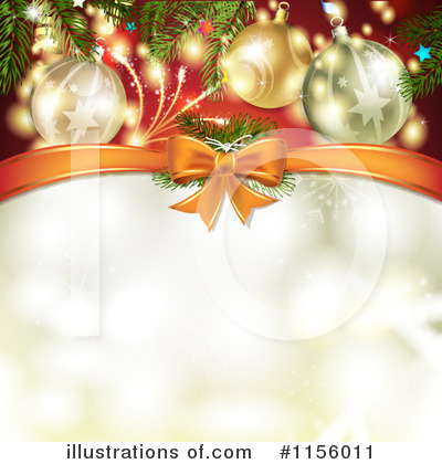 Royalty-Free (RF) Christmas Background Clipart Illustration by merlinul - Stock Sample #1156011