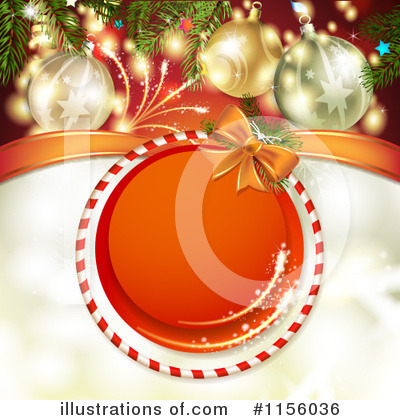 Royalty-Free (RF) Christmas Background Clipart Illustration by merlinul - Stock Sample #1156036