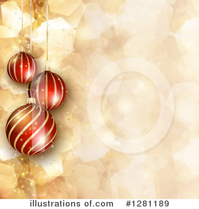 Christmas Bulbs Clipart #1281189 by KJ Pargeter