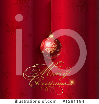 Royalty-Free (RF) Christmas Background Clipart Illustration by KJ Pargeter - Stock Sample #1281194