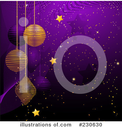 Royalty-Free (RF) Christmas Background Clipart Illustration by elaineitalia - Stock Sample #230630