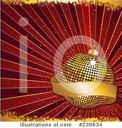 Royalty-Free (RF) Christmas Background Clipart Illustration by elaineitalia - Stock Sample #230634