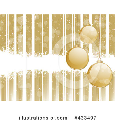 Royalty-Free (RF) Christmas Background Clipart Illustration by elaineitalia - Stock Sample #433497