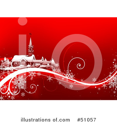 Royalty-Free (RF) Christmas Background Clipart Illustration by dero - Stock Sample #51057